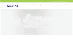 Desktop Screenshot of biokine.com